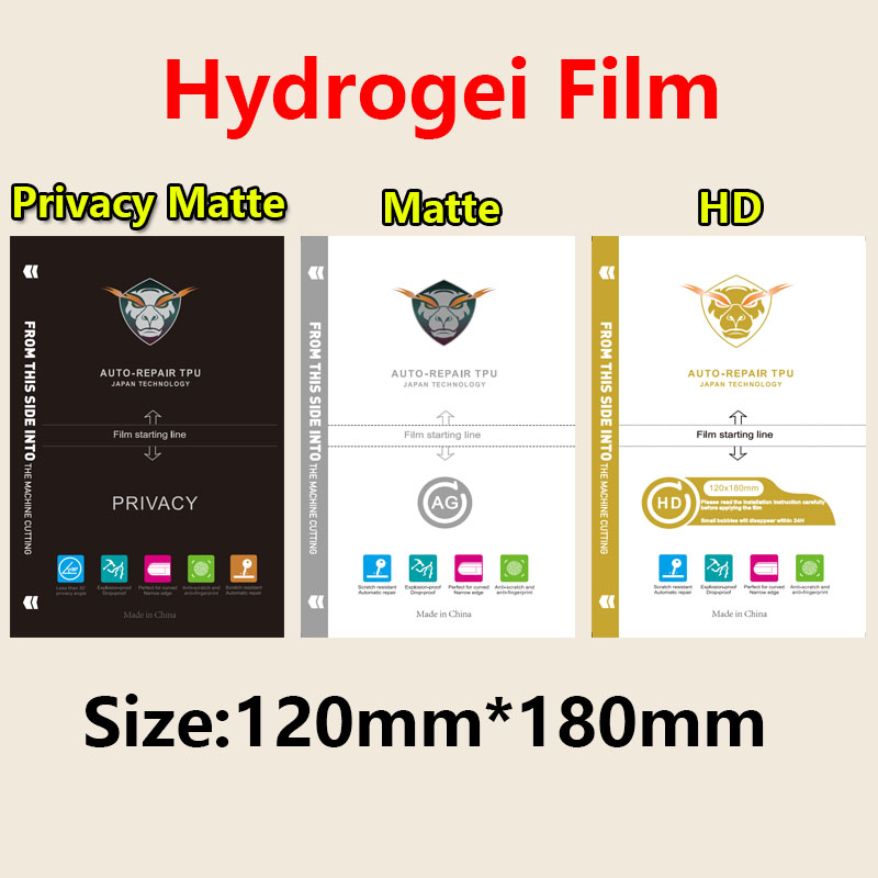 Flexible Tpu Film - 50枚入り HD マット プライバシー保護 曇りガラス風 フレキシブル