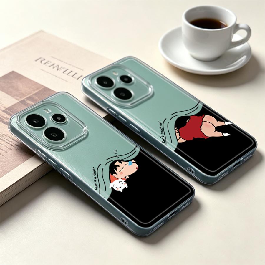Xiaomi Redmi Note 14 - 漫画のしんちゃんソフトフォンカバーケース Xiaomi Redmi Note 15 10S