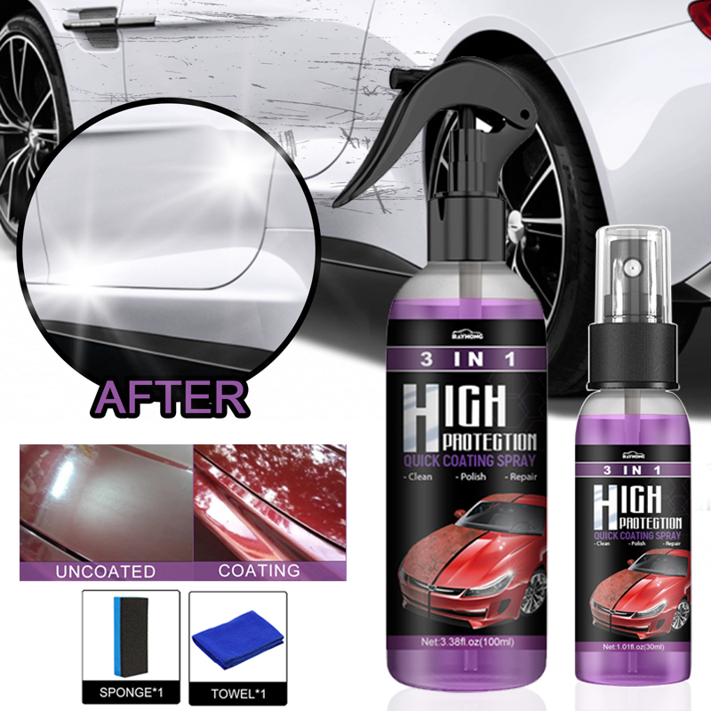 100ML 3 in 1 カーセラミックナノコーティング液  - Nano Liquid Coating のレビューと価格