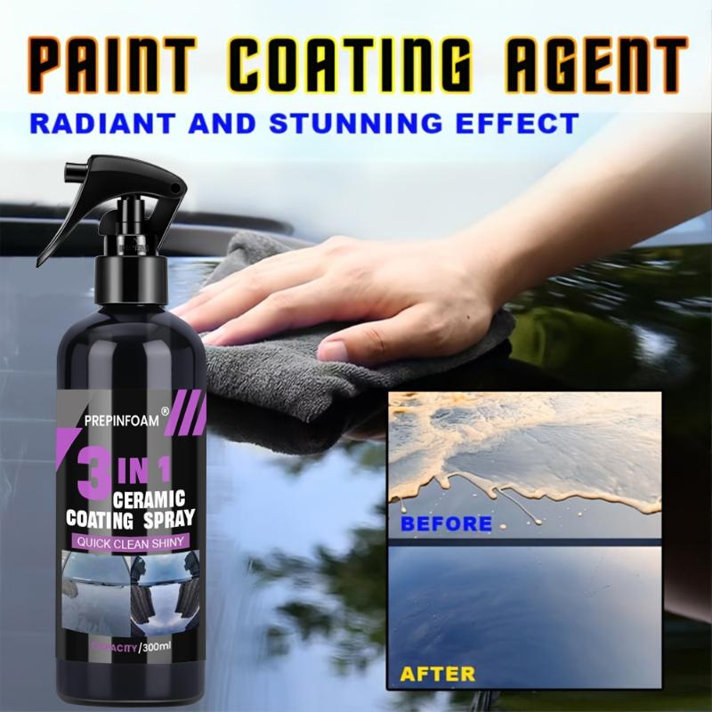 3 in 1 カーセラミック液体コーティングスプレー ナノ疎 - Nano Liquid Coating のレビューと価格