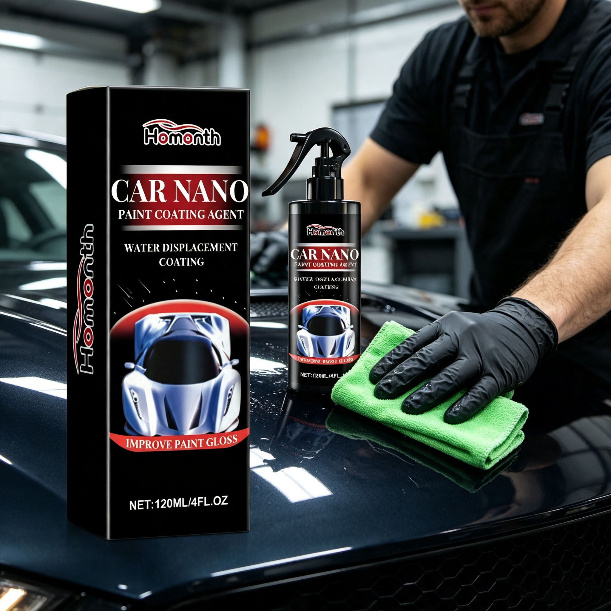 ホモンス カーナノコーティングスプレー 撥水性 傷補修 ボデ - Nano Liquid Coating のレビューと価格