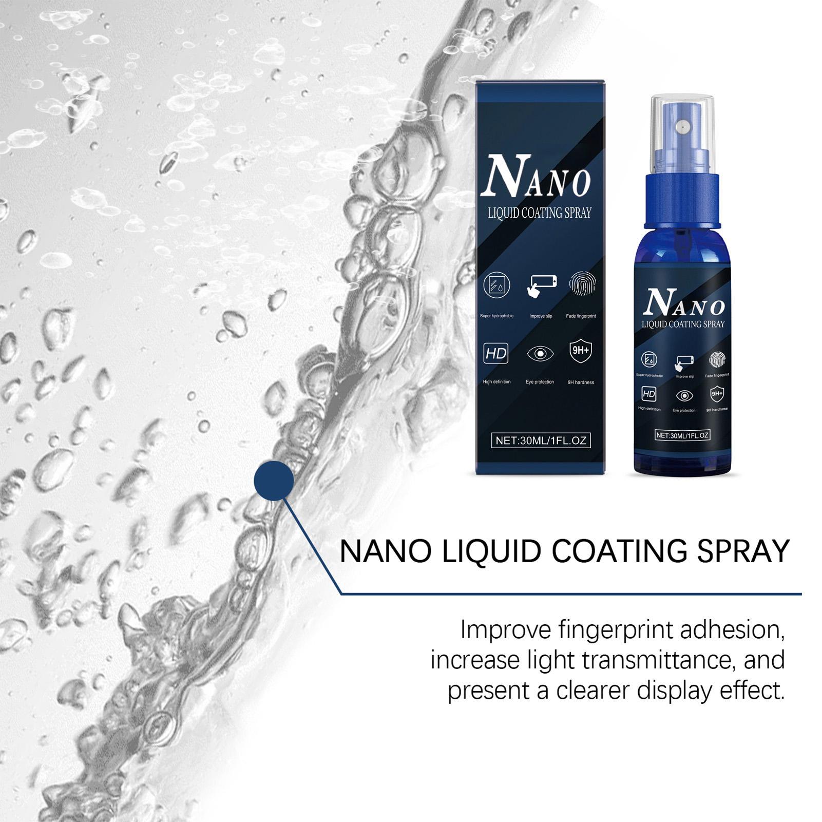 30ml 疎油性コーティング液、疎水性指紋防止スクリーンプロ - Oleophobic Coating Spray のレビューと価格